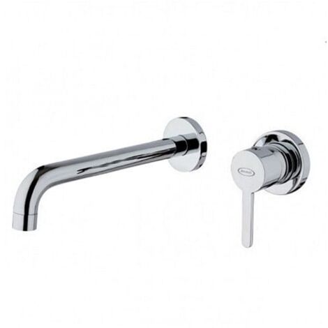 Rubinetto Jacuzzi a incasso per lavabo serie Sunset senza scarico per piletta click clack 0SU00497JA02 cromato