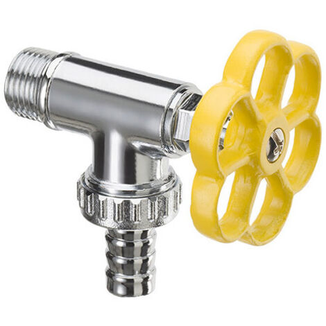 Rubinetto Laterale per Fontana da Giardino Stile Idrante Belfer RUB/014 Giallo