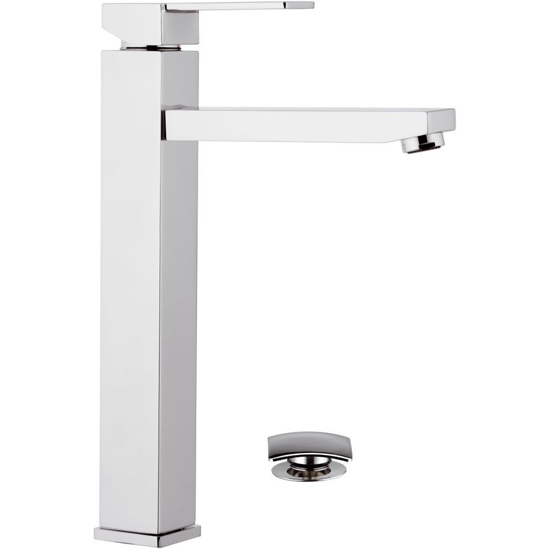 Rubinetto lavabo alto qubika Click - Clack