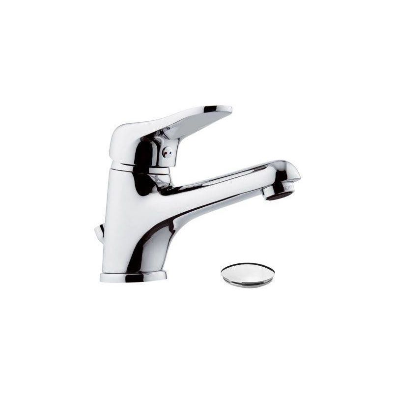 Remer - Rubinetto lavabo con bocca lunga e leva classica serie kiss