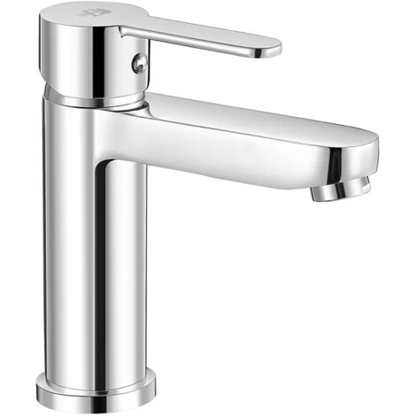 Rubinetto lavabo cromato con scarico serie Iole