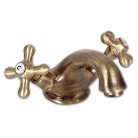 Rubinetto lavabo monoforo Retrò bronzato Paffoni serie Iris IRV065BR  Ottone - Bronzato