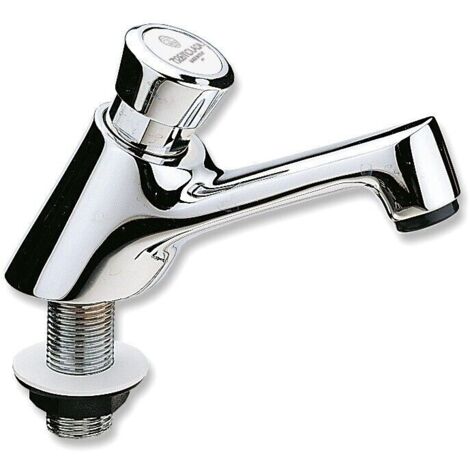 Rubinetto lavabo singolo collo cigno temporizzato a tempo art 461 tremolada