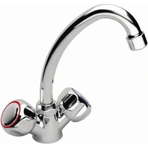 Rubinetto lavabo standard da appoggio, cromato