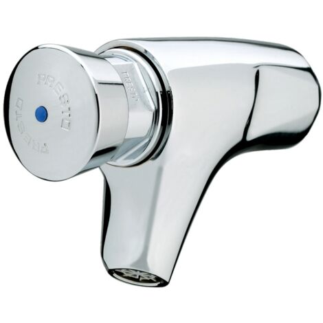Rubinetto lavabo temporizzato a parete - acqua fredda 504