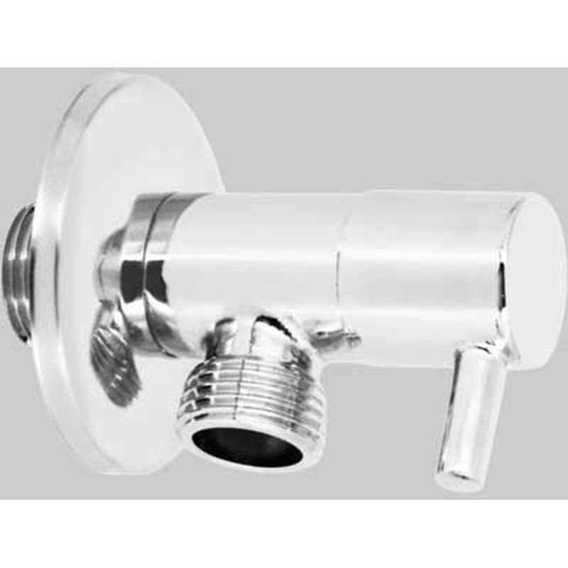 RUBINETTO LAVATRICE CON VITONE CERAMICO - 3/4 - 1/2 con rosetta