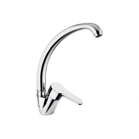 Rubinetto lavello con bocca alta, risparmio energetico e idrico - serie winner eco