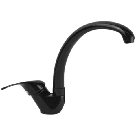 Rubinetto Lavello Cucina Vancouver Miscelatore Monocomando Vari Colori - CILVANI - COLORE: NERO