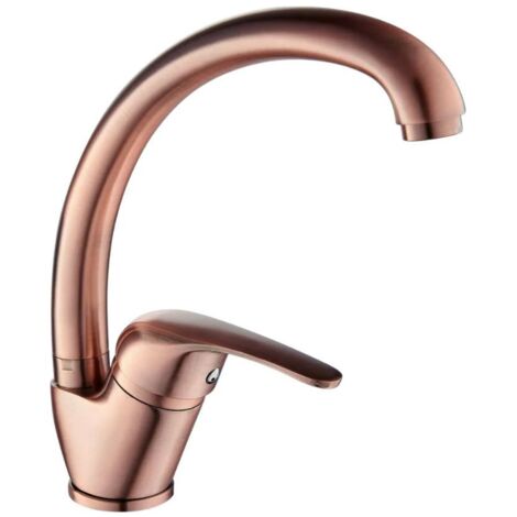 Rubinetto Lavello Cucina Vancouver Miscelatore Monocomando Vari Colori - CILVANI - COLORE: RAME