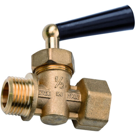 Rubinetto manometro a sfera conica in ottone MF 8X13