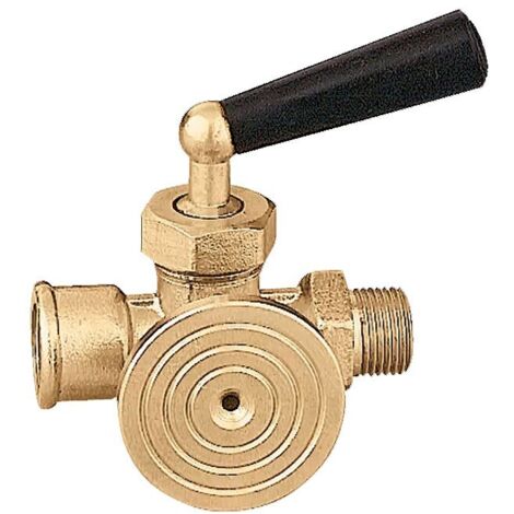 RUBINETTO MANOMETRO A TRE VIE 3/8" CALEFFI 690300 (24640)