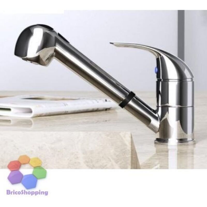 Franke Vesta Rubinetto Cucina Con Doccetta Estraibile - Getto Regolabile, Beccuccio Girevole - Foto 2