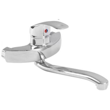 RUBINETTO MISCELATORE CROMATO CASA BAGNO VASCA COMPLETO DI KIT MONTAGGIO JH-8063