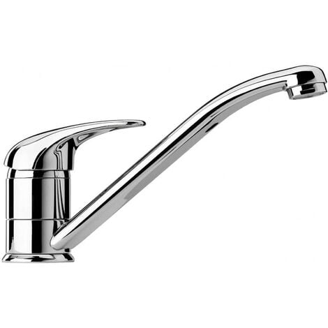 DRIWEI Rubinetto Miscelatore Cucina Canna Bassa Monocomando Lavello Cromato Silver