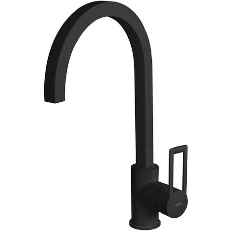 Rubinetto Miscelatore Cucina Elleci Bio Bridge Keratek Plus Black Nero Assoluto MKKBRI86AB