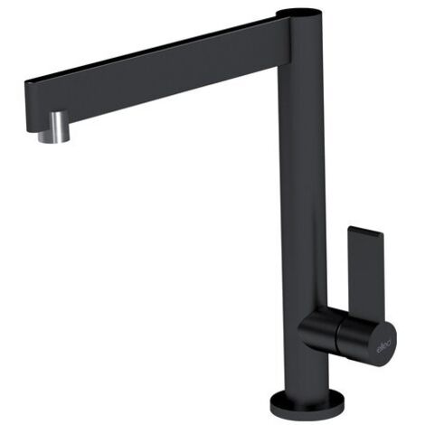 Rubinetto Miscelatore Cucina Elleci Bio Tema Keratek Plus Black Nero Assoluto MKKTEM86AB