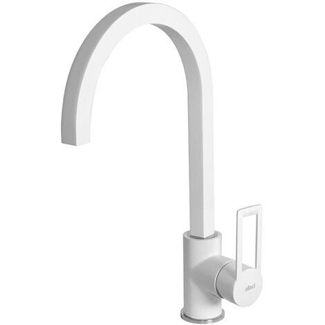 Rubinetto Miscelatore Cucina Elleci Bridge Keratek Plus White Bianco Assoluto MKKBRI96