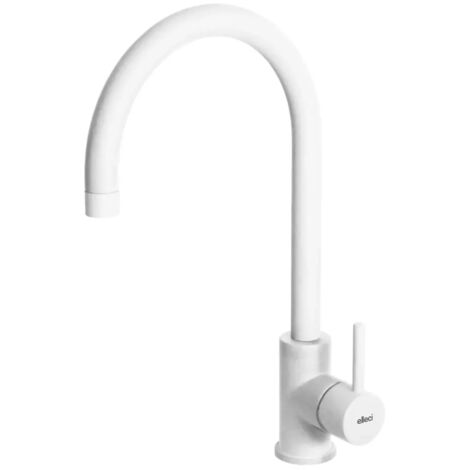 Rubinetto Miscelatore Cucina Elleci Cloud Keratek Plus White Bianco Assoluto MKKCLO96