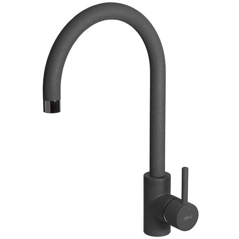 Rubinetto Miscelatore Cucina Elleci Cloud Metaltek Nero Ghisa MMKCLO70