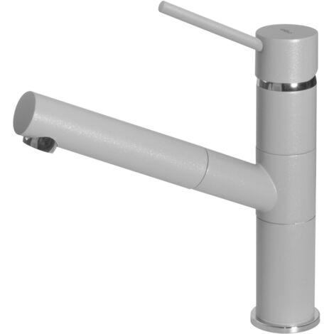 Rubinetto Miscelatore Cucina Elleci Reno Metaltek Grigio Aluminium MMKREN79