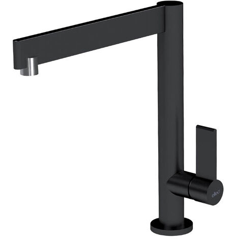 Rubinetto Miscelatore Cucina Elleci Tema Keratek Plus Black Nero Assoluto MKKTEM86