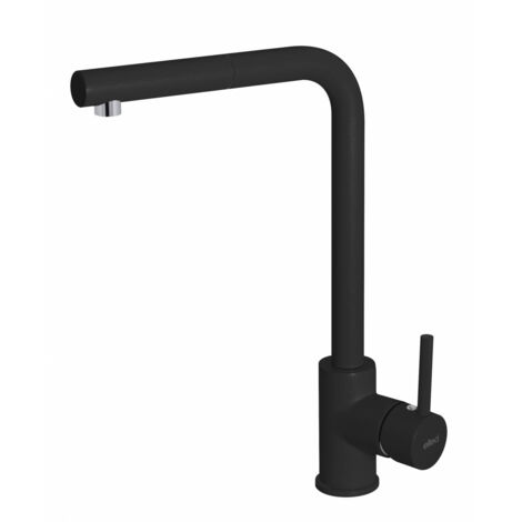 Rubinetto Miscelatore Cucina Elleci Trail Plus Keratek Plus Black Nero Assoluto MKKTRP86