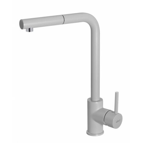 Rubinetto Miscelatore Cucina Elleci Trail Plus Metaltek Grigio Aluminium MMKTRP79