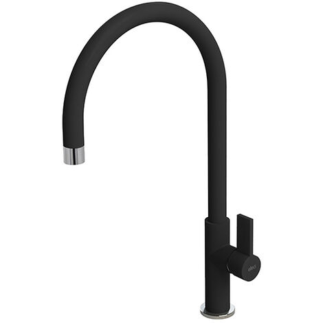 Rubinetto Miscelatore Cucina Elleci Volta Keratek Plus Nero Assoluto MKKVTA86