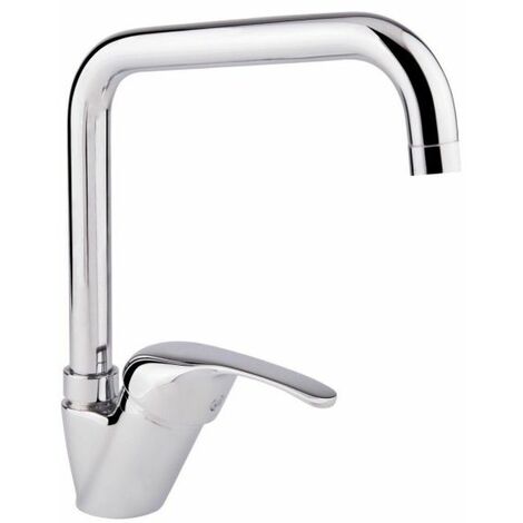 Rubinetto Miscelatore Cucina Lavello Lavabo canna alta cromato Monocomando 69140