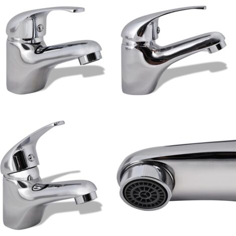 Rubinetto Miscelatore da Lavandino Cromo - Miscelatore da bagno - Rubinetto cromato