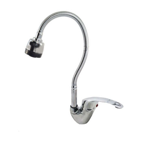 Montaggio Rubinetto Lavello Cucina.Rubinetto Miscelatore Canna Flessibile Doccetta Lavandino Lavabo Casa Cucina Jh 8095w