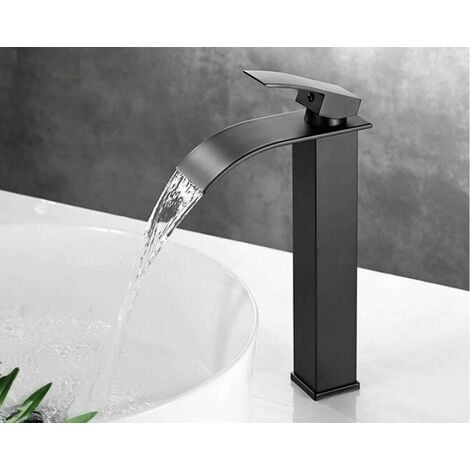 Lavabo Bagno Lavandino da appoggio Rubinetto e Piletta a Pressione Vetro  Temperato Oro ITD39252