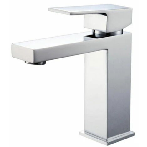 Rubinetto miscelatore lavabo quadrato cromo ''Delos Chrome'' e02fa382-cp