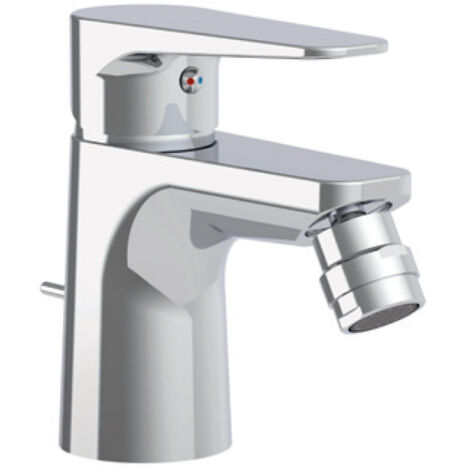 RUBINETTO MISCELATORE MONOCOMANDO CROMATO PER BIDET SERIE ORANGE - SCARICO 11/4  - PAF