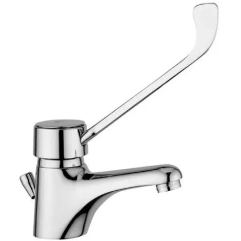 Rubinetto miscelatore monocomando cromato per lavabo serie nettuno scarico 11/4" PAFFONI