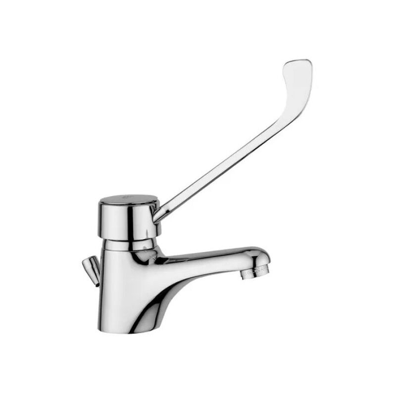 Rubinetto miscelatore monocomando cromato per lavabo serie nettuno scarico 11/4' Paffoni