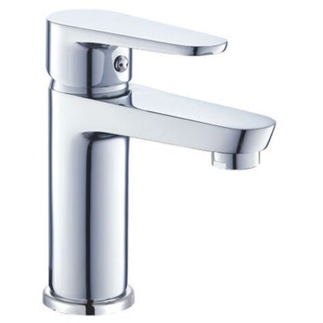 Rubinetto miscelatore monocomando cromato per lavabo serie pink 2.0 scarico 11/4" AMBRA WATER