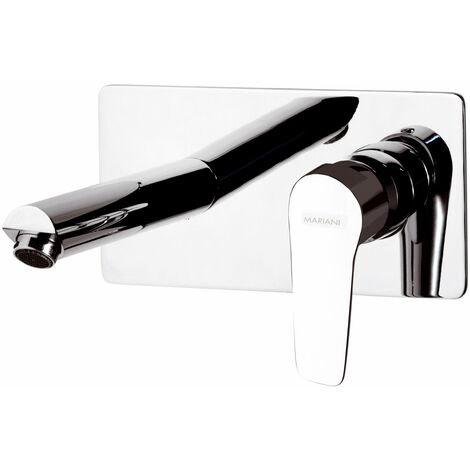 Rubinetto Miscelatore Monocomando da Parete per Lavabo in Ottone Mariani Essenza Cromato