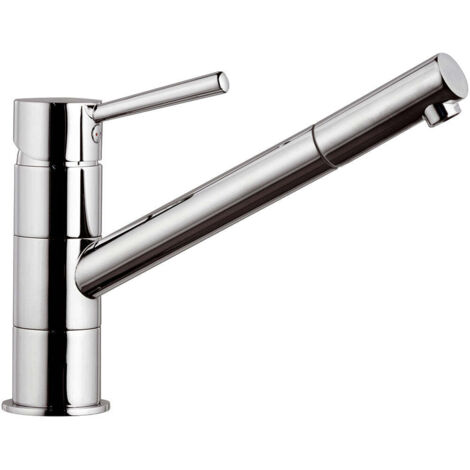 Rubinetto Miscelatore Monocomando Girevole Lavello in Ottone Mariani Hermes Cromato
