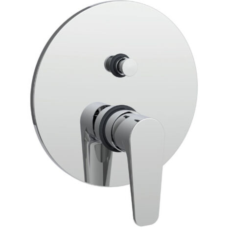 RUBINETTO MISCELATORE MONOCOMANDO INCASSO DOCCIA A 2 USCITE CROMATO SERIE ORANGE - 1/2  - PAF