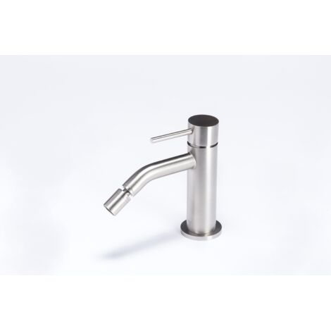 Rubinetto Miscelatore Monocomando per Bidet Satinato Tevere