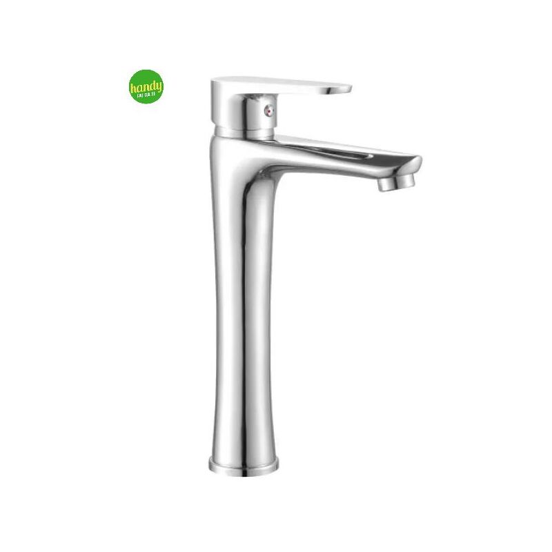 Rubinetto miscelatore monocomando lavabo prolungato cromato serie pink 2.0 senza piletta Ambra Water