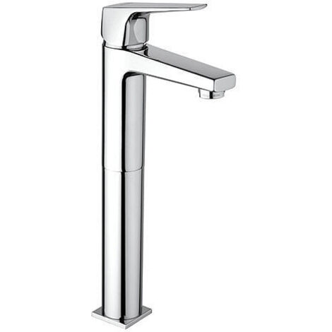 Rubinetto Miscelatore monoforo per lavabo alto serie Iceberg Piralla con scarico automatico 0IC00488A22 cromato