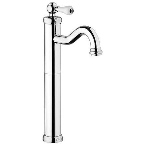 Rubinetto Miscelatore monoforo per lavabo alto serie Tosca Jacuzzi senza scarico 0TO00493JA00 cromato