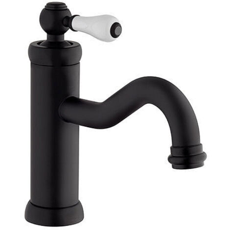 Rubinetto Miscelatore monoforo per lavabo serie Tosca YO Jacuzzi senza scarico 0TOYO086JA00 nero opaco