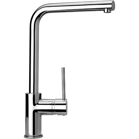 Rubinetto Miscelatore monoforo per lavello cucina Piralla serie Essenza con bocca alta orientabile a 90° 0ES00110A16 cromato