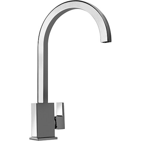 Rubinetto Miscelatore monoforo per lavello cucina Piralla serie Sorgente con bocca alta orientabile 0SG00104A16 cromato