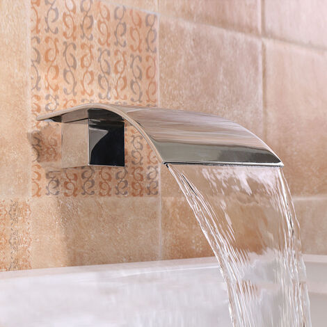 Rubinetto miscelatore Rubinetto bagno Vasca da incasso a parete Square Ottone
