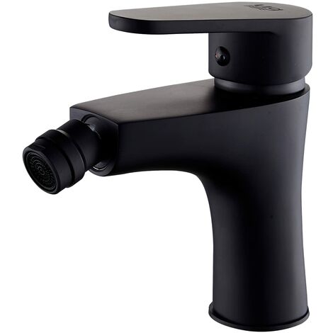 RUBINETTO MONOCOMANDO BIDE SERIE BIDASOA NERO GS10086