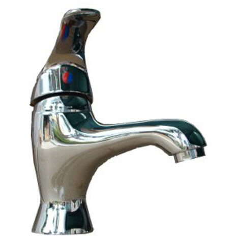 Rubinetto monocomando mix/miscelatore lavabo cromato - Mod. Aurora